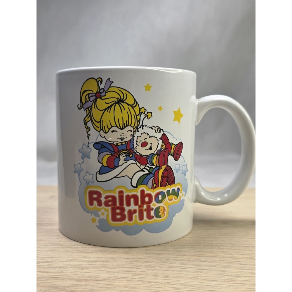NWOB Silver Buffalo RAINBOW BRITE Large Coffee Mug RETRO DESIGN Large 20oz